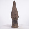 Benin Bronze Head 21" - Nigeria - African Tribal Art
