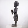 Benin Bronze Soldier Statue 38" - Nigeria - African Tribal Art