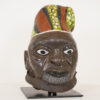 Yoruba Gelede Mask on Stand 14"- Nigeria - African Tribal Art