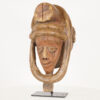 Yoruba Mask on Stand 17"- Nigeria - African Tribal Art