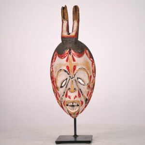 Igbo Mask on Stand 16" - Nigeria - African Tribal Art