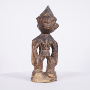 Distressed Yoruba Ibeji Figure 11.5" - Nigeria - African Art