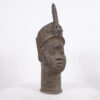 Yoruba Bronze Ife Head Statue 21.5" - Nigeria - African Art