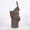 Yoruba Bronze Ife Head Statue 21.5" - Nigeria - African Art