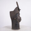 Yoruba Bronze Ife Head Statue 20.5" - Nigeria - African Art