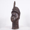 Yoruba Bronze Ife Head Statue 20.75" - Nigeria - African Tribal Art