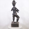 Benin Bronze Portuguese Soldier Statue 43" - Nigeria - African Tribal Art