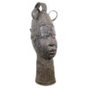 Oversized Benin Bronze Head 55" -Nigeria - African Tribal Art