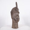 Yoruba Bronze Ife Head Statue 20.25" - Nigeria - African Tribal Art