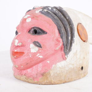 Yoruba Gelede Mask with Bird Beak 17" Long - Nigeria - African Tribal Art