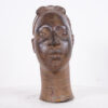 Attractive Benin Bronze Head 12" - Nigeria - African Tribal Art