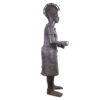 Huge Benin Bronze Soldier Statue 77.5" - Nigeria - African Tribal Art