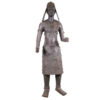 Life-size Benin Bronze Soldier Statue 79.5" - Nigeria - African Tribal Art