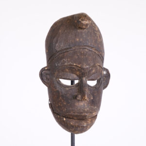 Ibibio Mask with Movable Jaw 9" - Nigeria - African Tribal Art