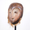 Lega Mask with Raffia 14" - DR Congo - African Tribal Art