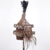 Gorgeous Kuba Mask with Feathers from DR Congo 36" - African Tribal Art