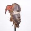 Dan Mask with Fabric & Seed Pods 17" - Ivory Coast - African Tribal Art