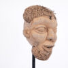 Bamun Mask with Woven Fiber Hair 15" - Cameroon - African Tribal Art