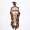 Pende Mbuya Mask 26" with Feathers - DR Congo- African Tribal Art