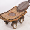 Unusual Fang Instrument Chair 29" Long - Gabon - African Tribal Art