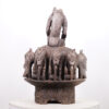 Interesting Jukun Zoomorphic Statue with Multiple Figures 25" - Nigeria - African Art
