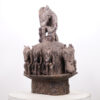 Interesting Jukun Zoomorphic Statue with Multiple Figures 25" - Nigeria - African Art