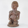 Seated Yoruba Female Figure from Nigeria 17.5" - African Tribal Art