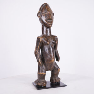 Ngbaka Figure 15" from DR Congo on Base - African Tribal Art
