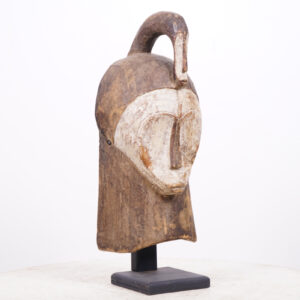 Interesting Fang Mask with Stand 17" - Gabon - African Tribal Art