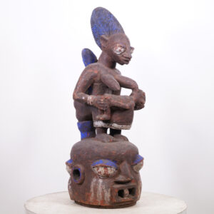 Yoruba Maternity Janus Epa Mask 29" - Nigeria - African Tribal Art