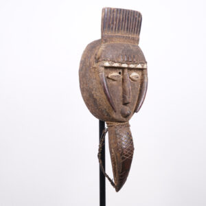 Dan Zoomorphic Mask 23" - Ivory Coast - African Tribal Art