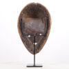 Bena Lulua Mask with Stand 16.5" - DR Congo - African Tribal Art
