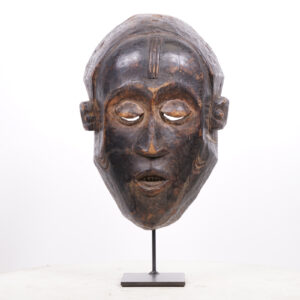 Baule, Yaure or Guro Mask 17.5" on Stand - Ivory Coast - African Tribal Art