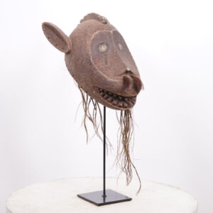 Zoomorphic Bozo Mask with Stand 23" - Mali - African Tribal Art