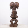 Beautiful Songye Janus Statue 19.5" - DR Congo - African Tribal Art
