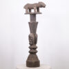 Igbo Figure with Animal Superstructure 42.5" - Nigeria - African Tribal Art