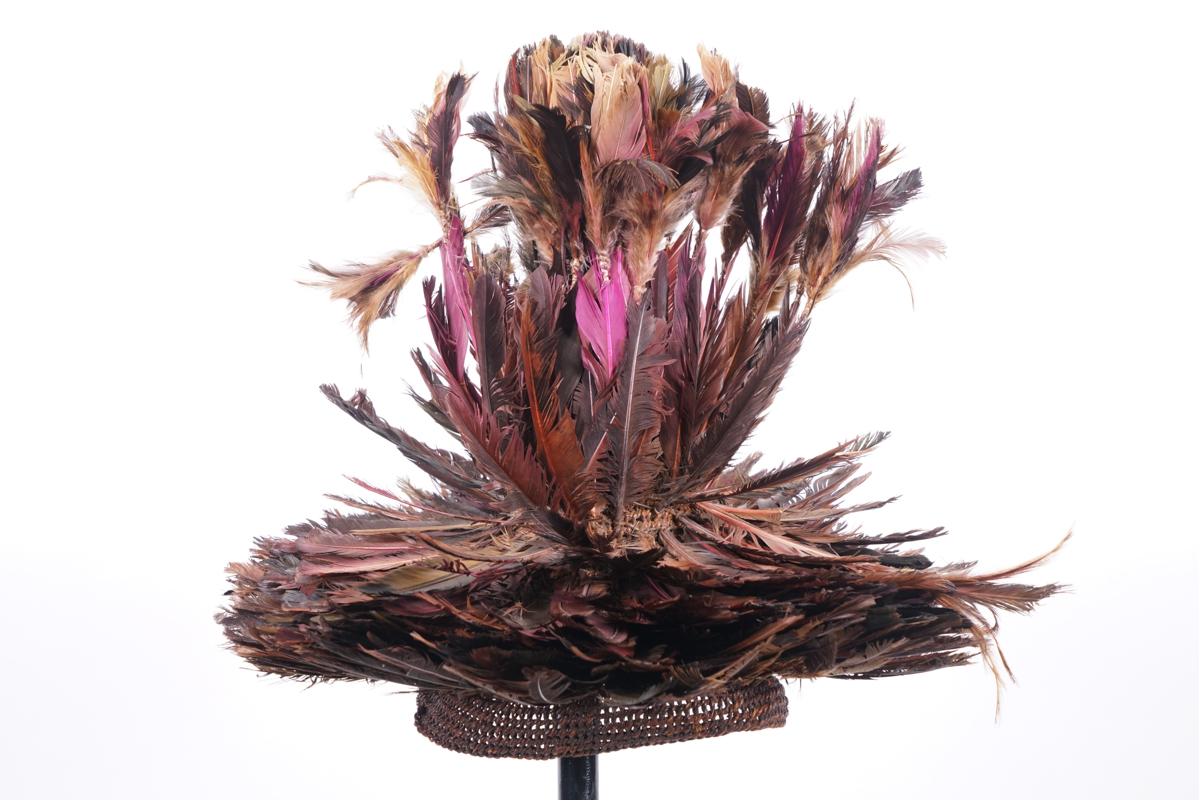 Lega Feather Head Crest 13.5" - DR Congo - African Tribal Art